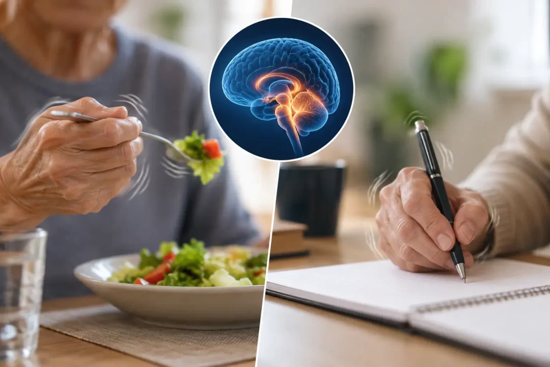 Shaking Hands While Eating or Writing Could Be An Essential Tremor Symptom